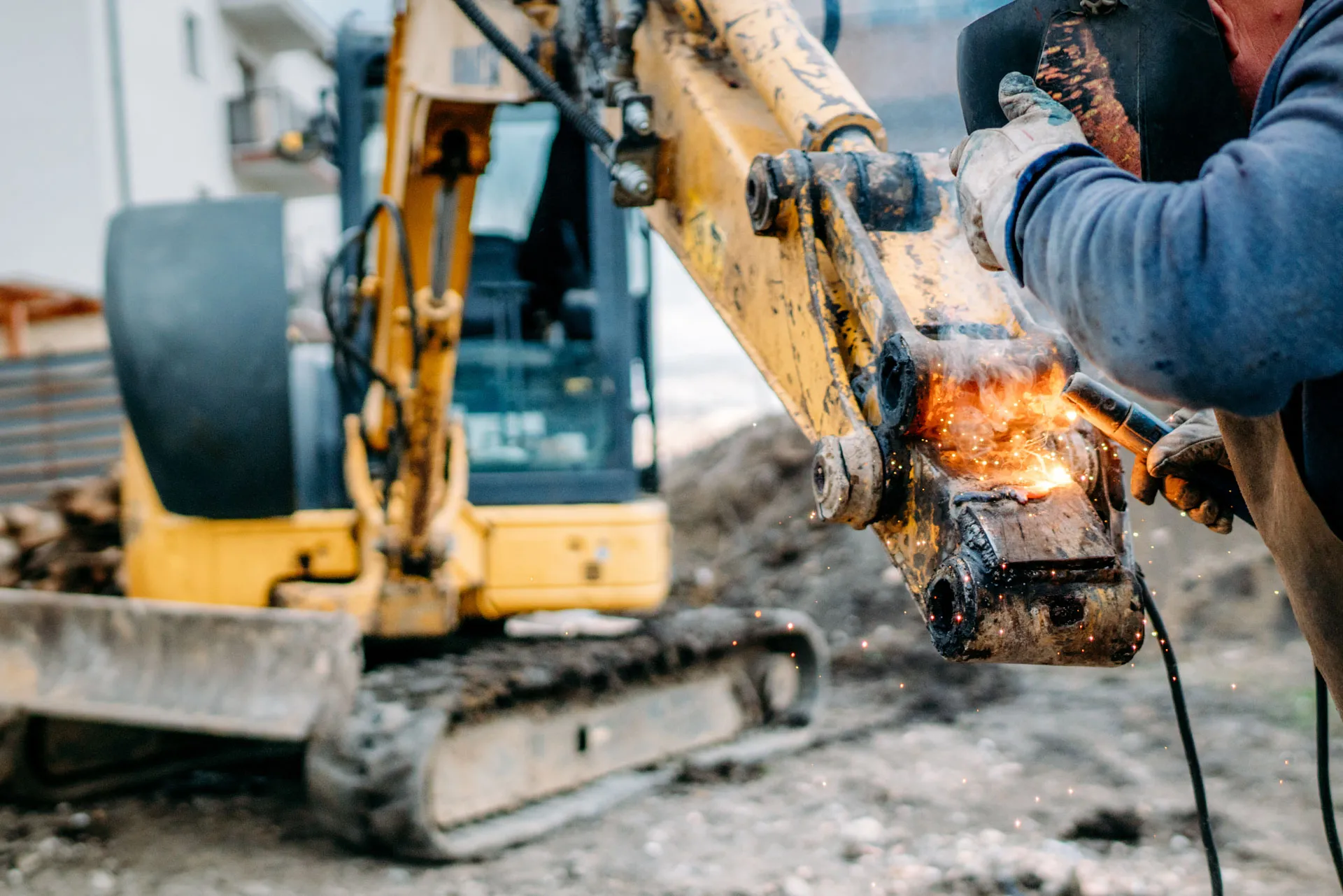 Plant equipment repair work