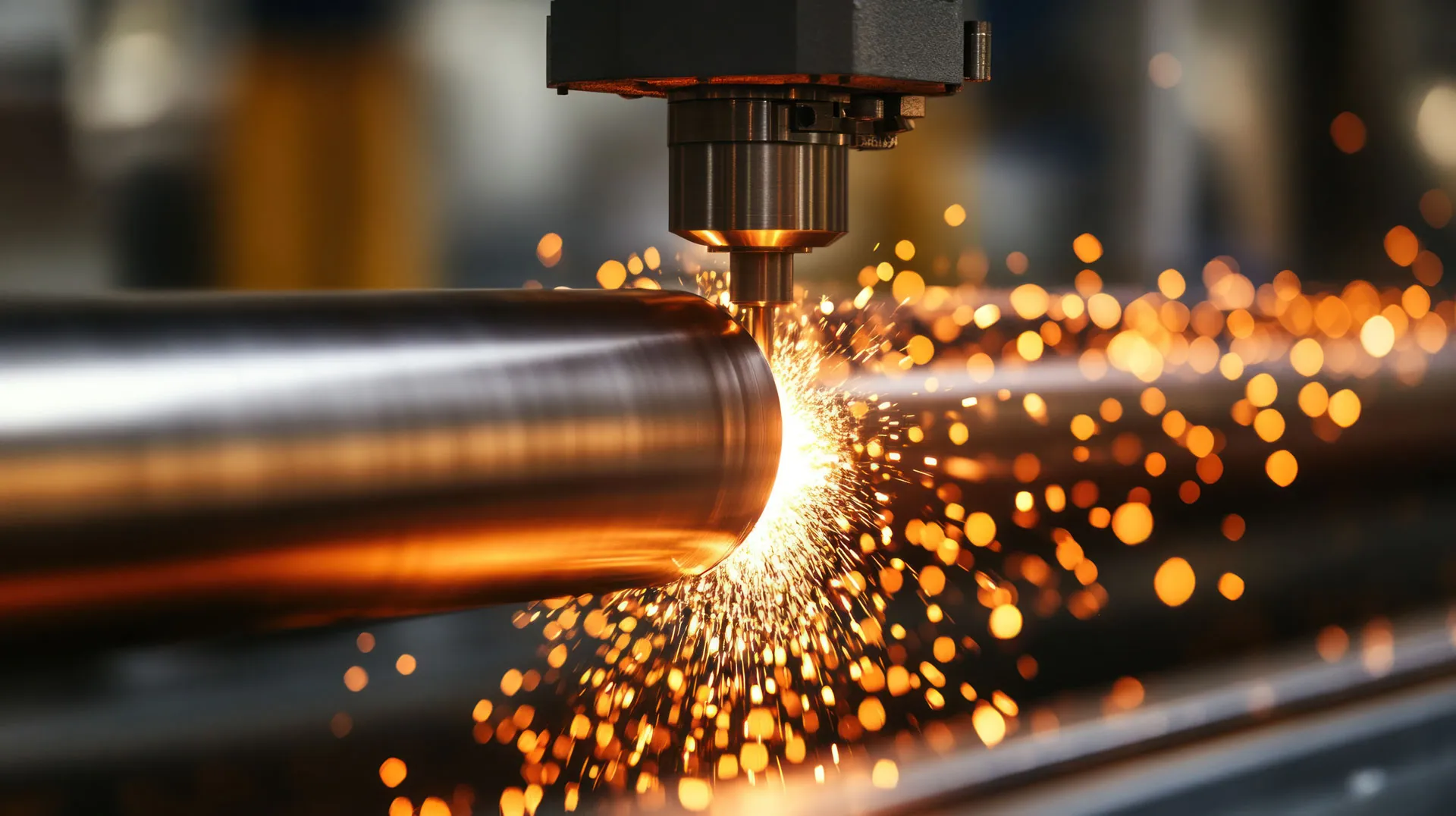 Long length tube on the tube laser