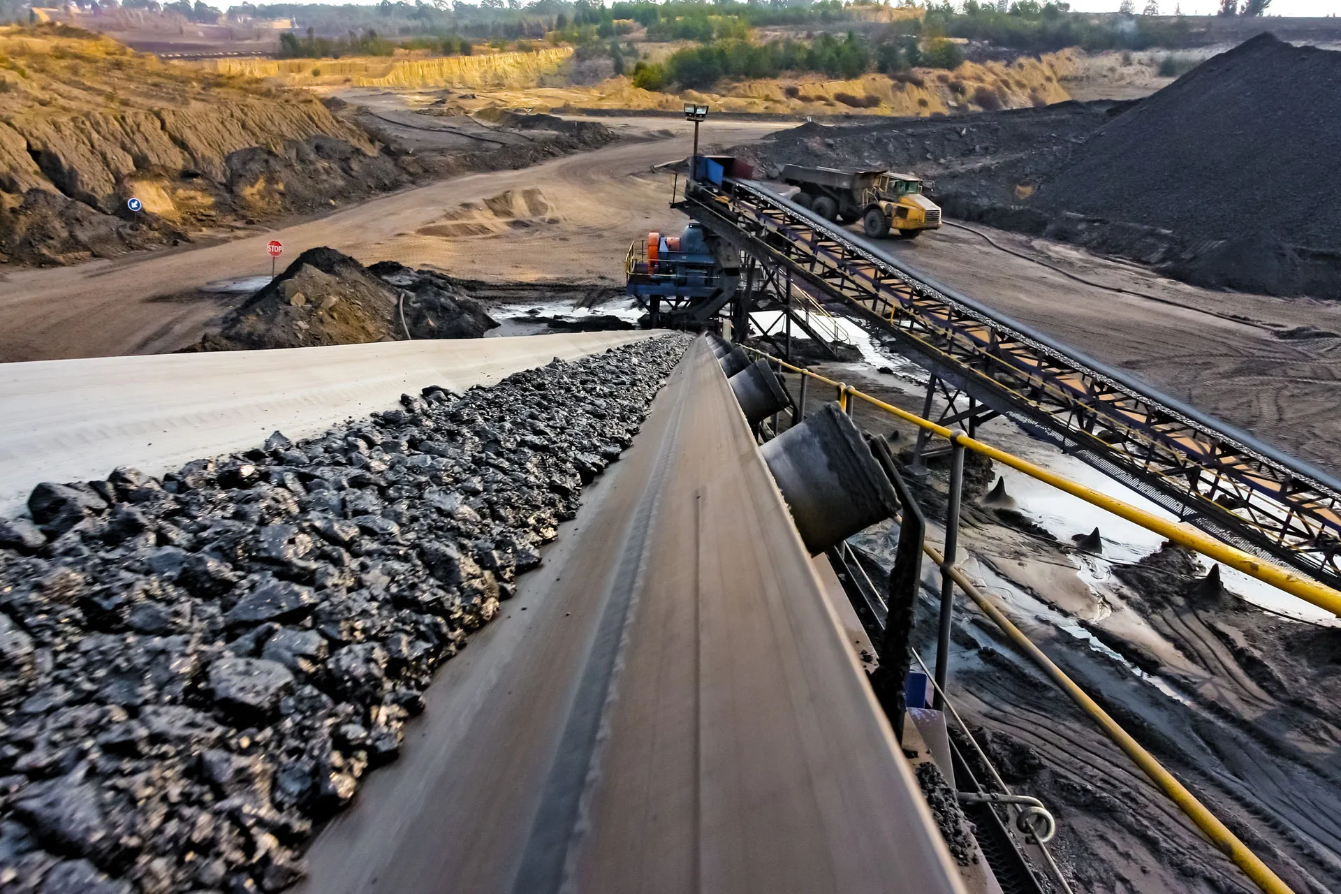 Mining plant and bulk handling components