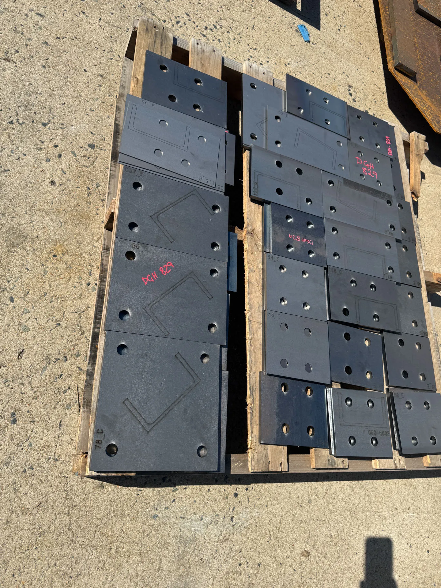Finished part inspected on the bench
