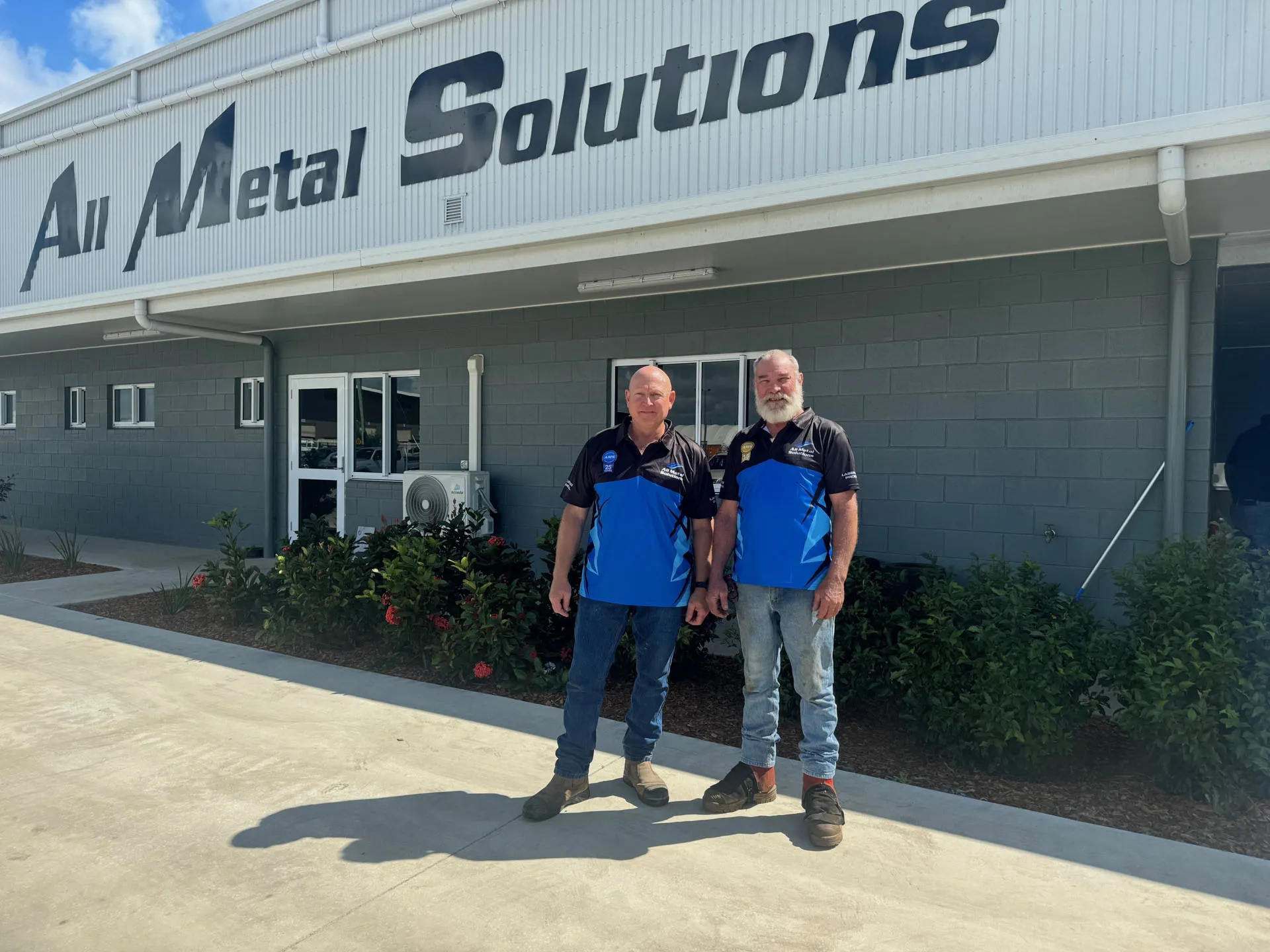 All Metal Solutions team on the workshop floor