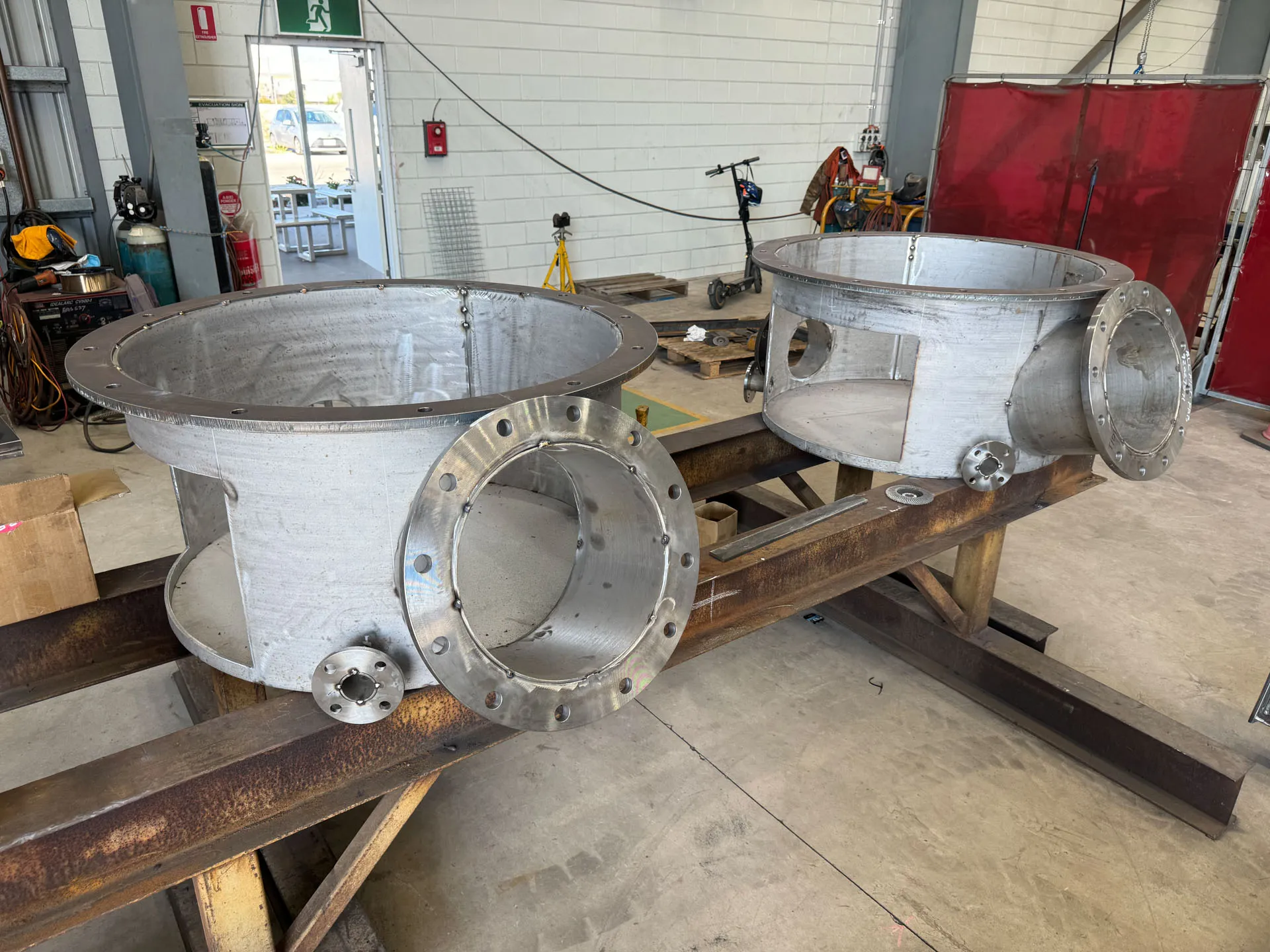 Pre-cut tube ready for assembly