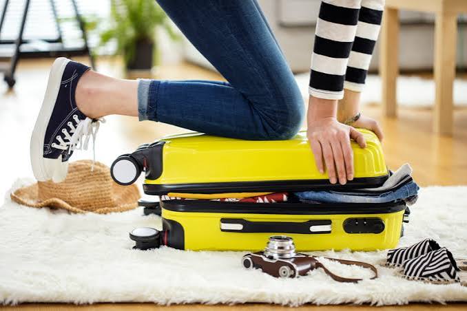 living out of suitcase