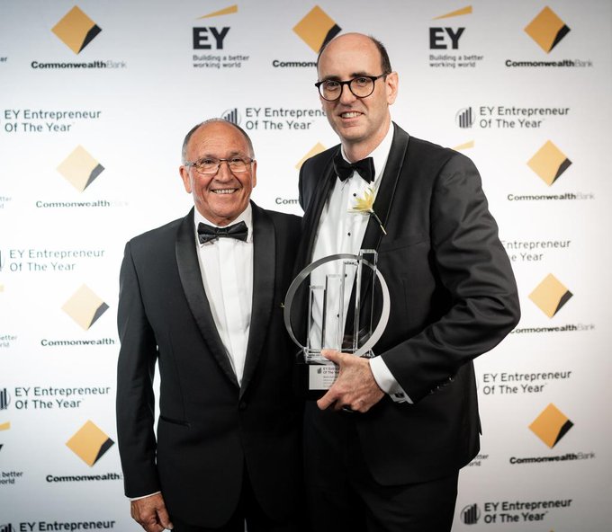 Mark Sullivan at the EY Australia awards ceremony