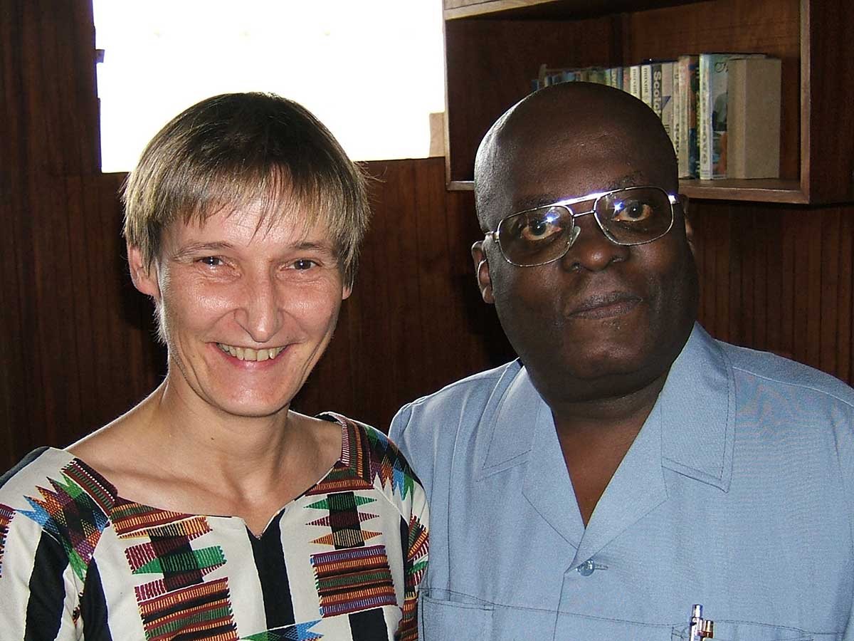Dr Annette Kuesel and Dr Kwablah Awadzi