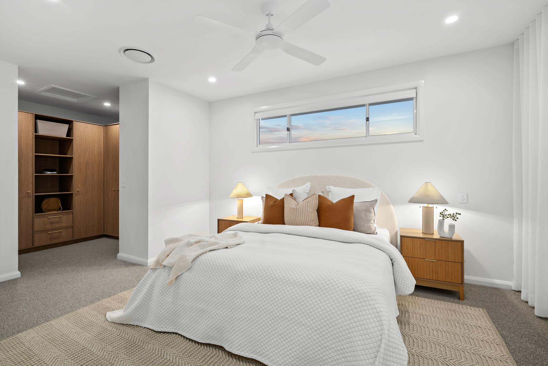 Main bedroom with walk-in robe