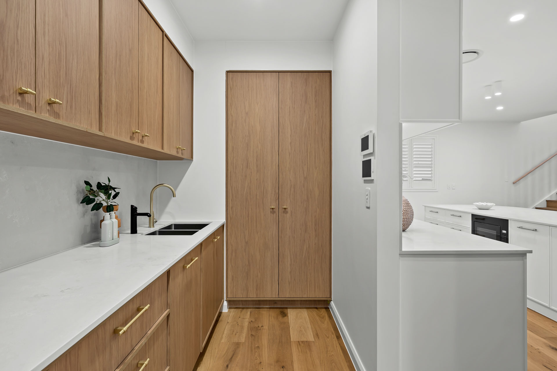 Butler’s pantry off the main kitchen