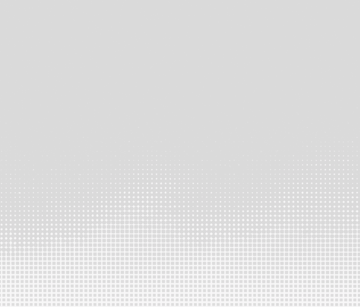Black background with a gradient pattern of small white squares at the bottom that gradually become sparse and transition into black towards the top.