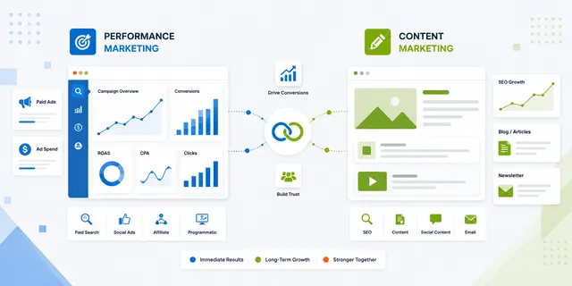 Performance Marketing vs Content Marketing