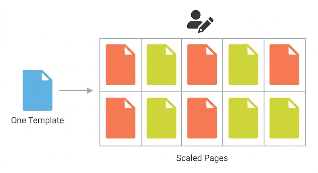 Programmatic Templates Scaling Content