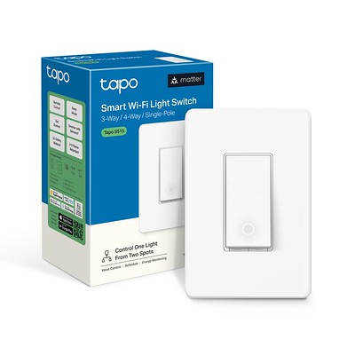 Matter Smart Wi-Fi Light Switch, Single-Pole/3-Way/4-Way
