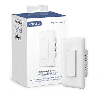 Smart Light Switch, No Neutral, Single Rocker