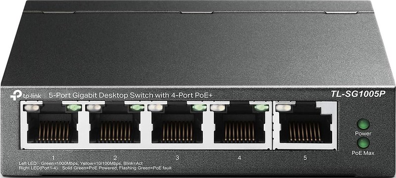 5-Port Gigabit PoE Switch
