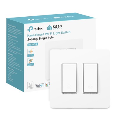 2-Gang Smart Wi-Fi Light Switch