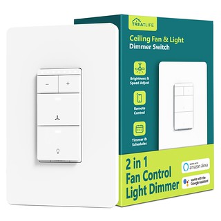 Smart Ceiling Fan Control and Light Dimmer Switch
