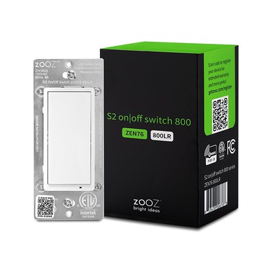 700 Series Z-Wave Plus S2 On/Off Switch, 3-Way/4-Way