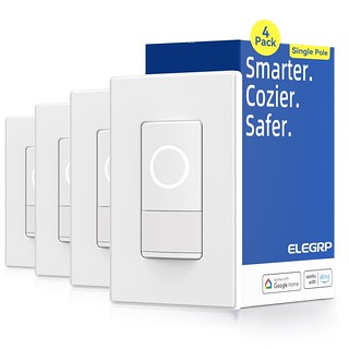 Smart Wi-Fi Motion Sensor Light Switch, 4-Pack