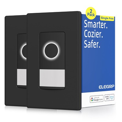 Smart Wi-Fi Motion Sensor Light Switch, 2-Pack