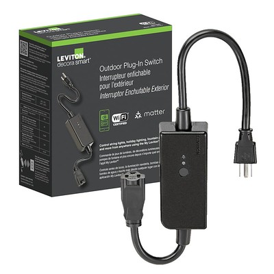 Decora Smart Wi-Fi Outdoor Plug-In Switch with Matter