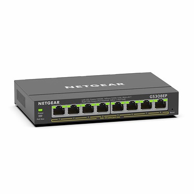 8-Port Gigabit PoE+ Smart Managed Plus Switch