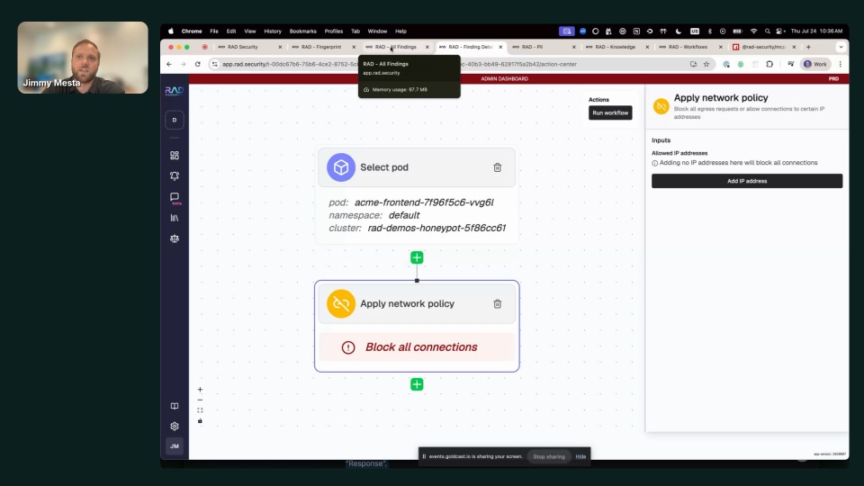 RAD Security CDR