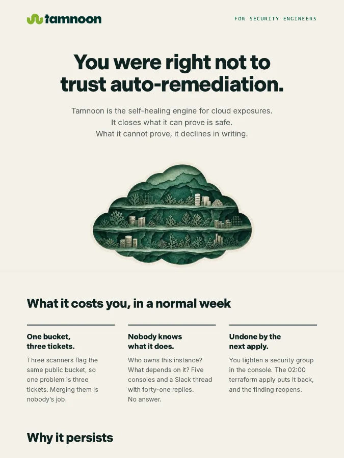 For security engineers