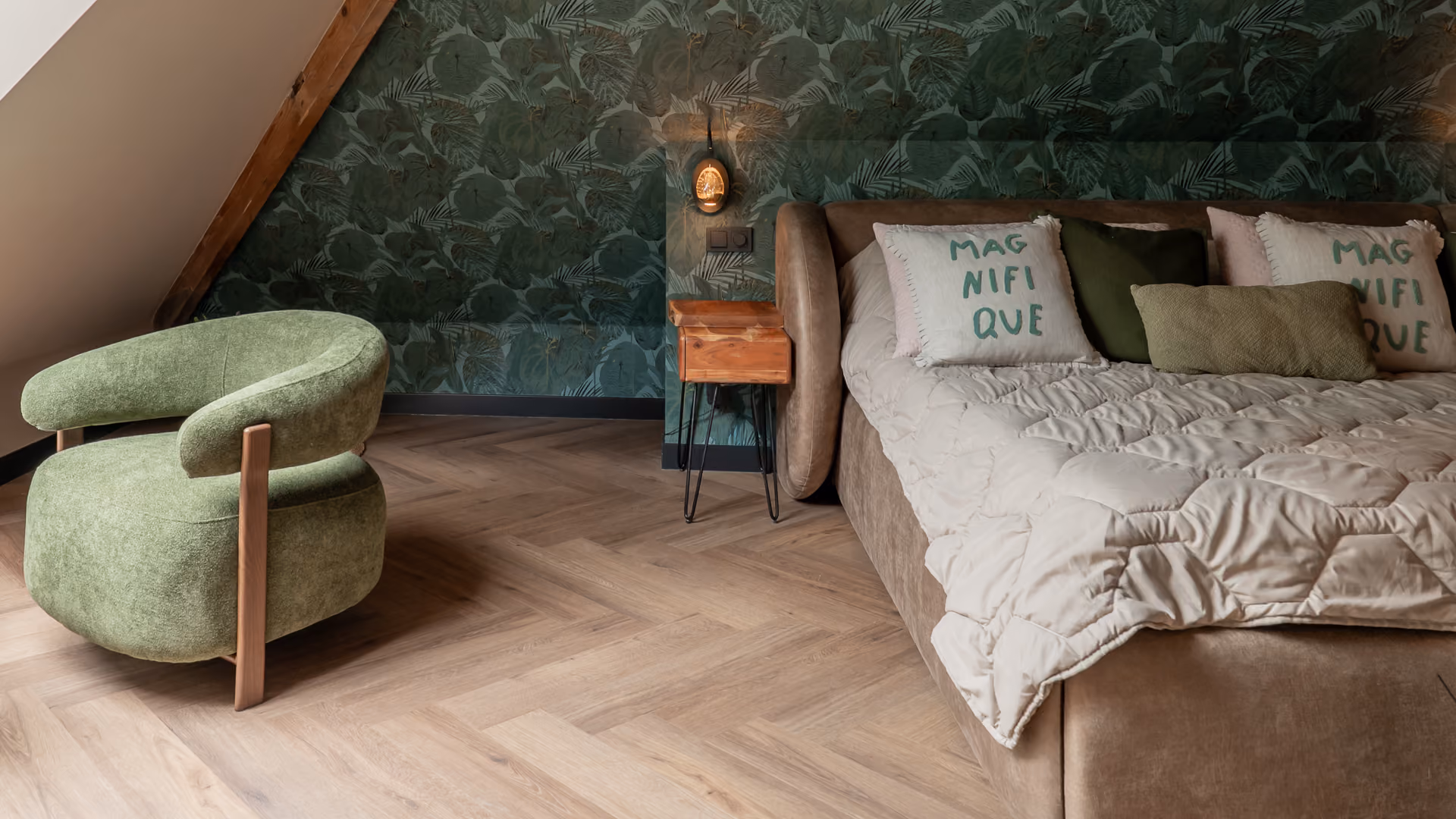 Rustic PVC-vloer met rustieke houtlook