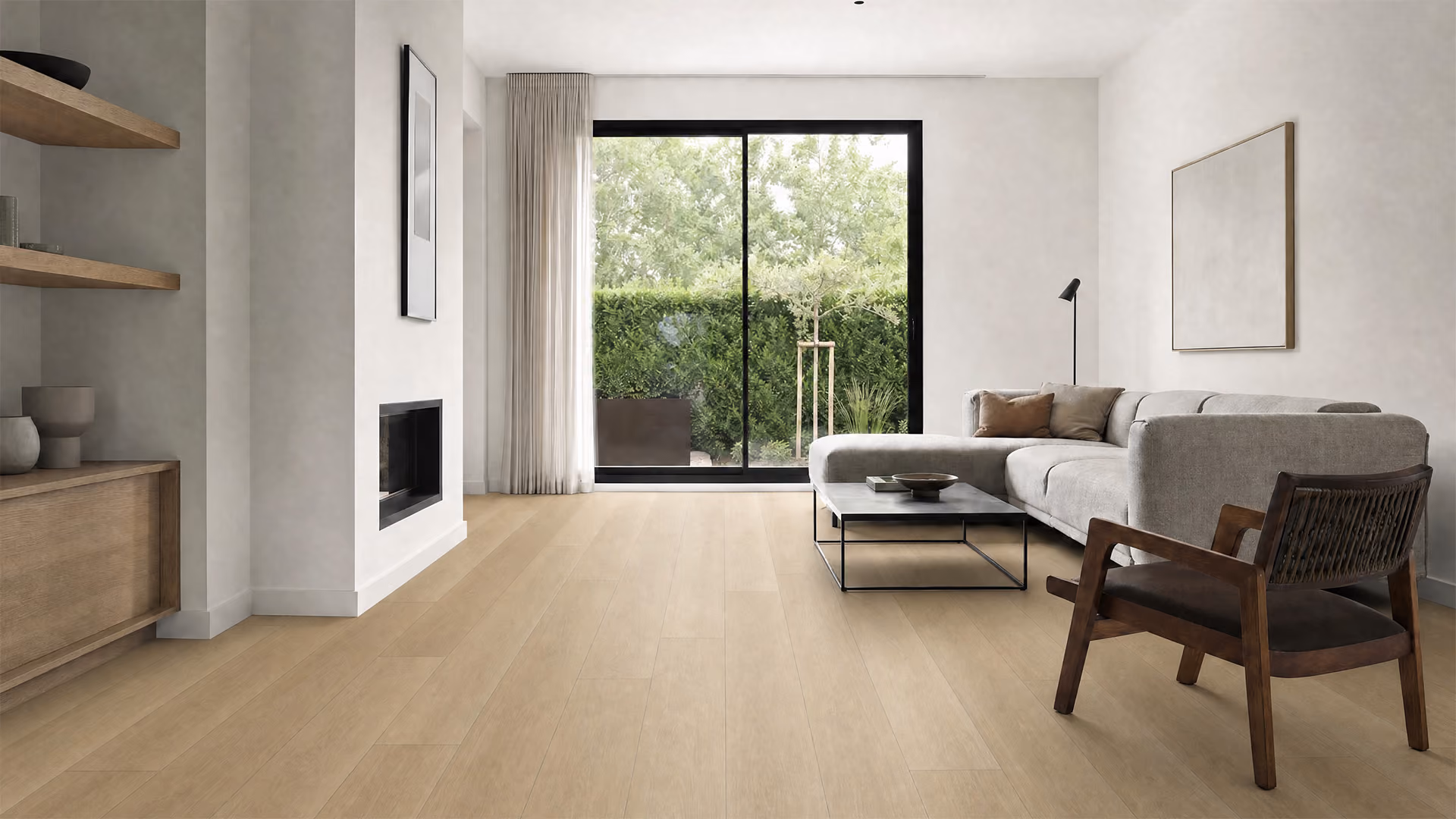 Nature PVC-vloer met natuurlijke houtlook