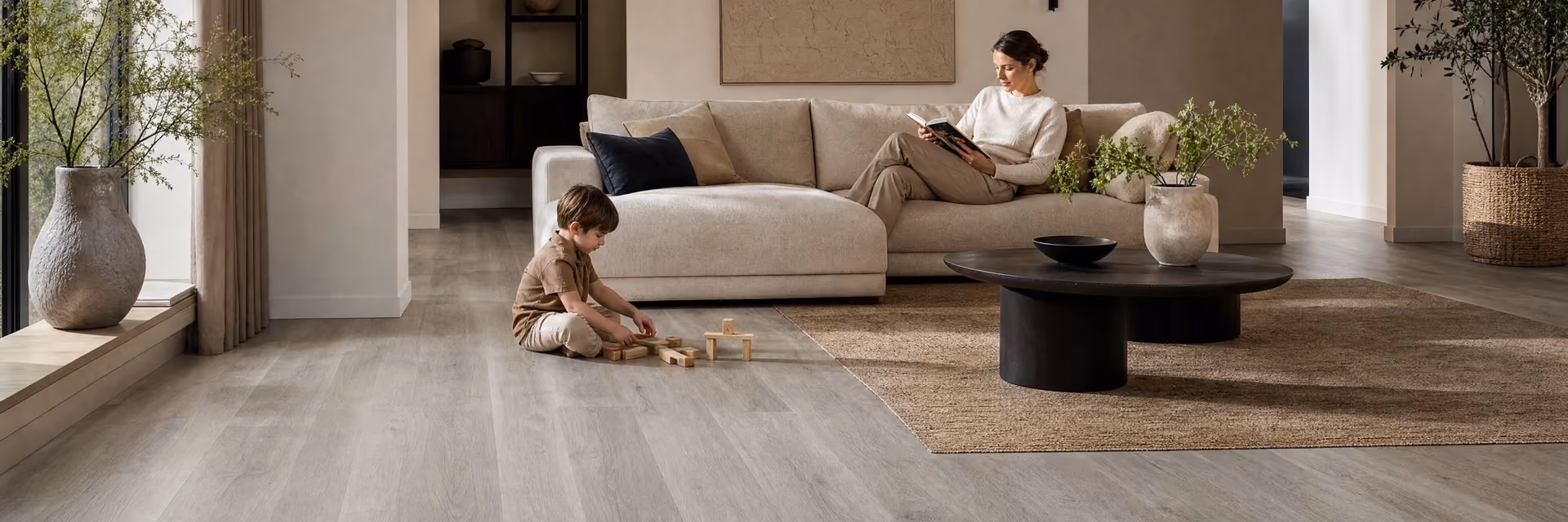Rustic 014 PVC-vloer als rechte plank