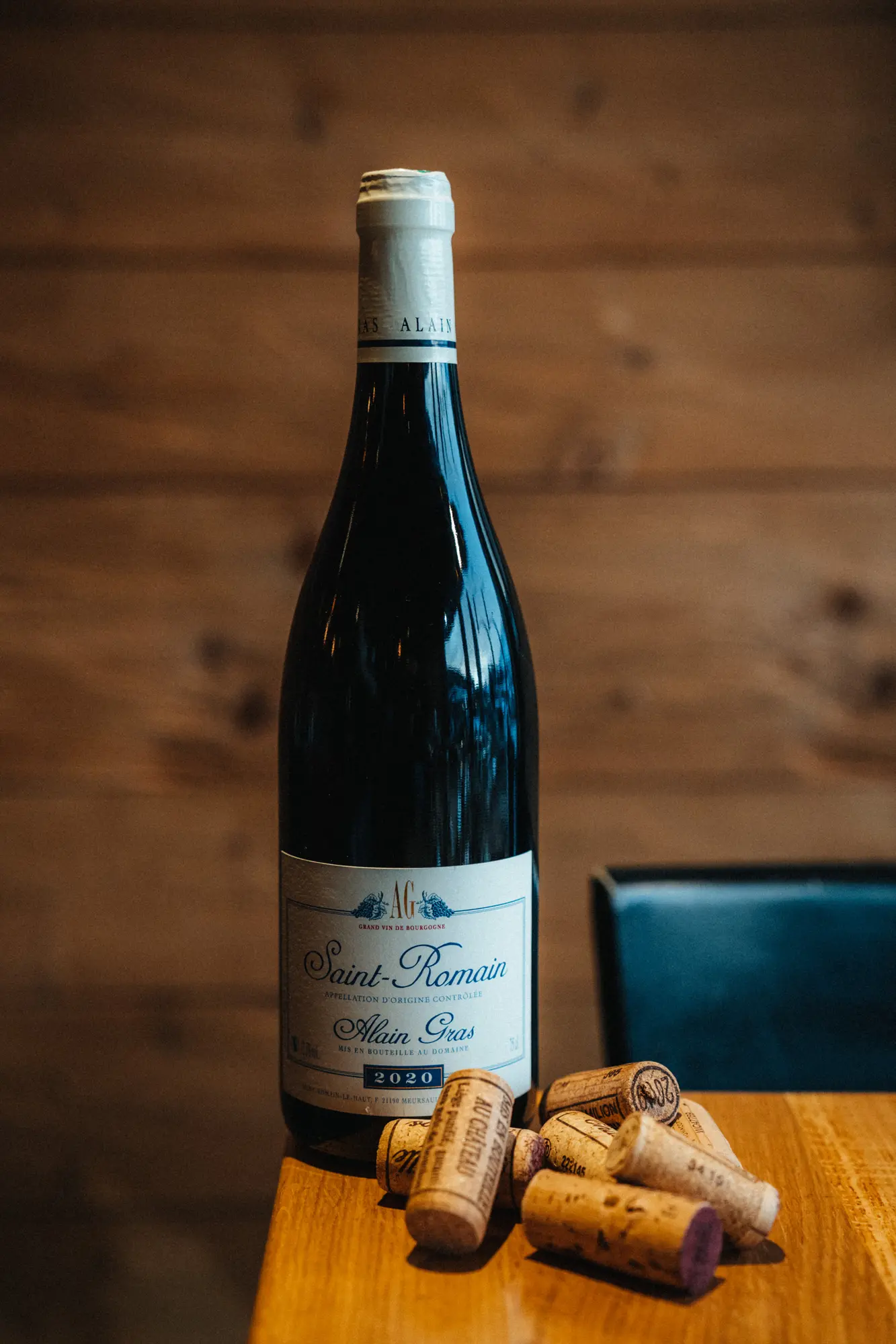 Cave a vin du restaurant Le 155 - diapositive 1