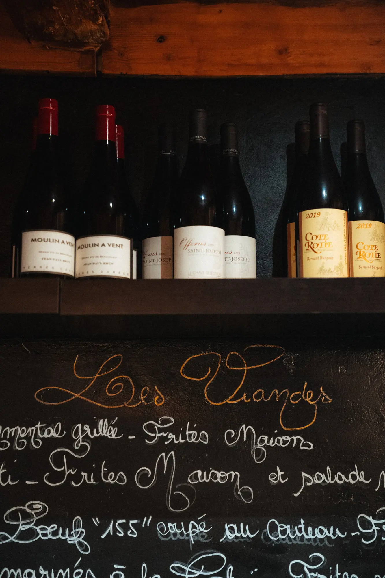 Cave a vin du restaurant Le 155 - diapositive 5