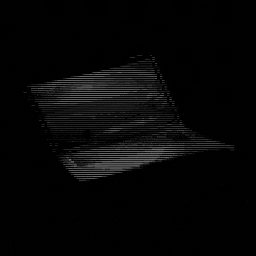 Dithered illustration of layered devices