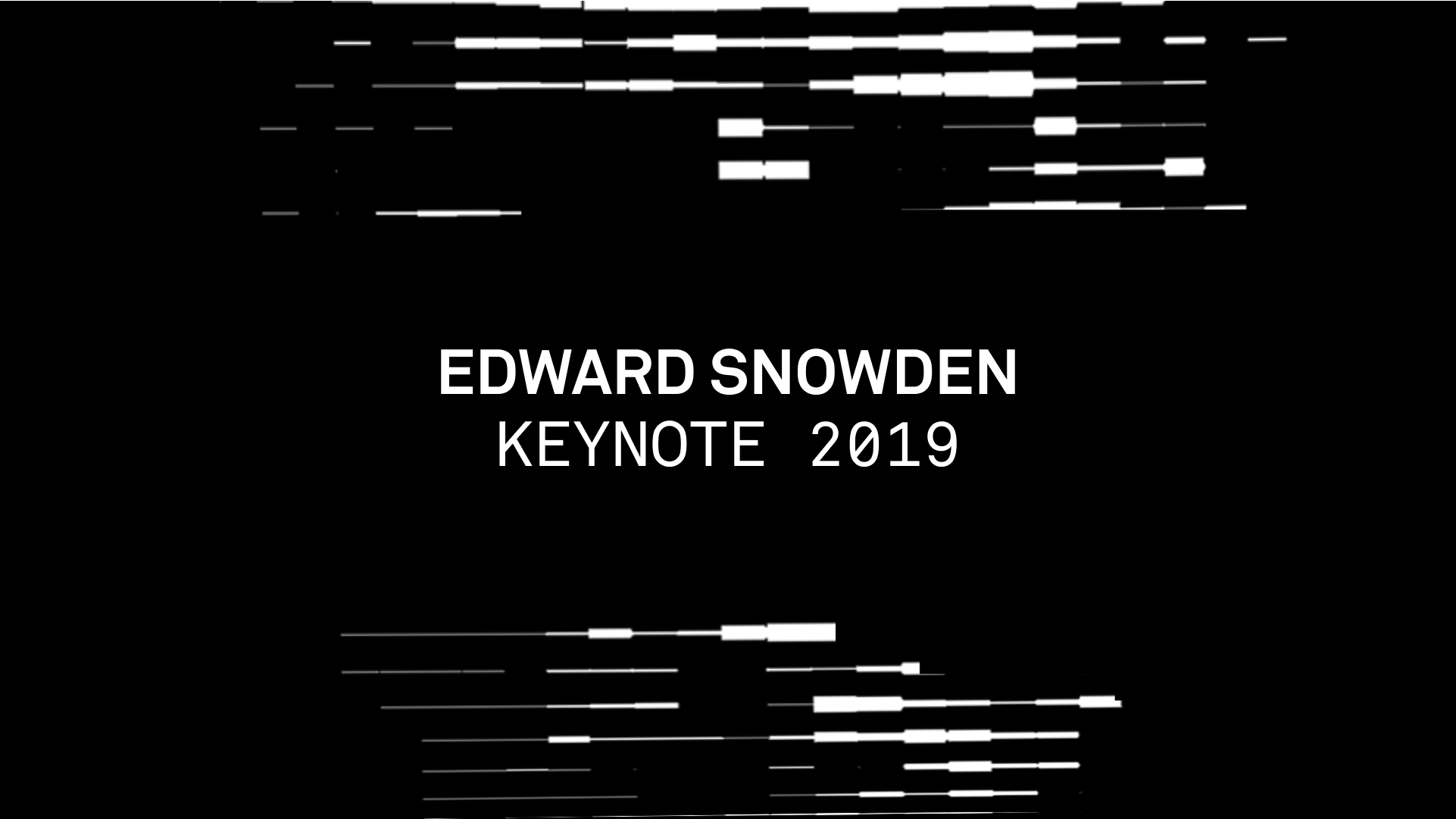 Edward Snowden speaking at Web3 Summit 2019