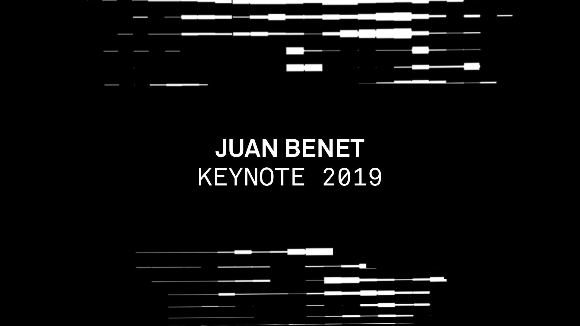 Juan Benet speaking at Web3 Summit 2018