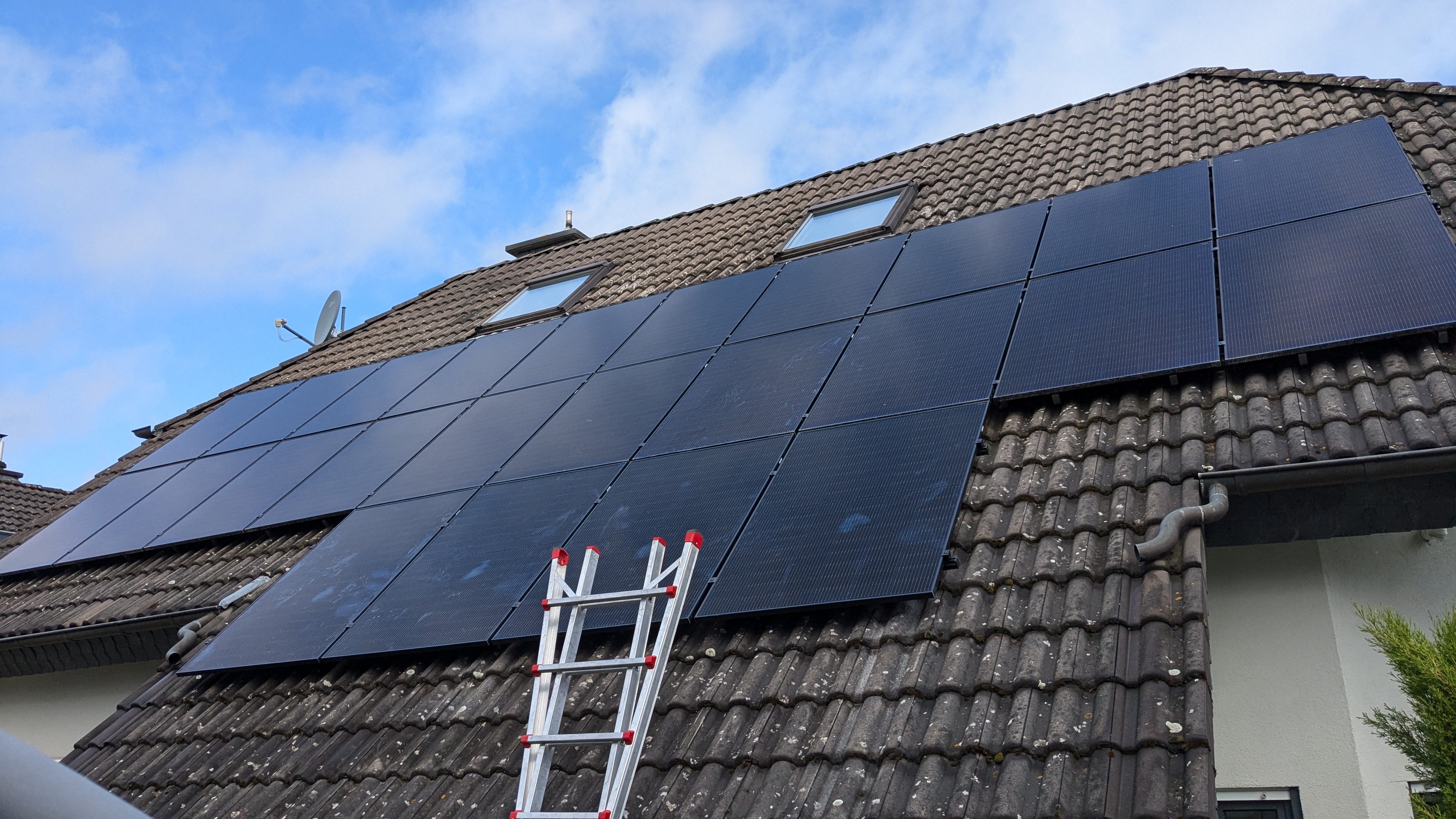 Kompakte Dachanlage – 10 kWp