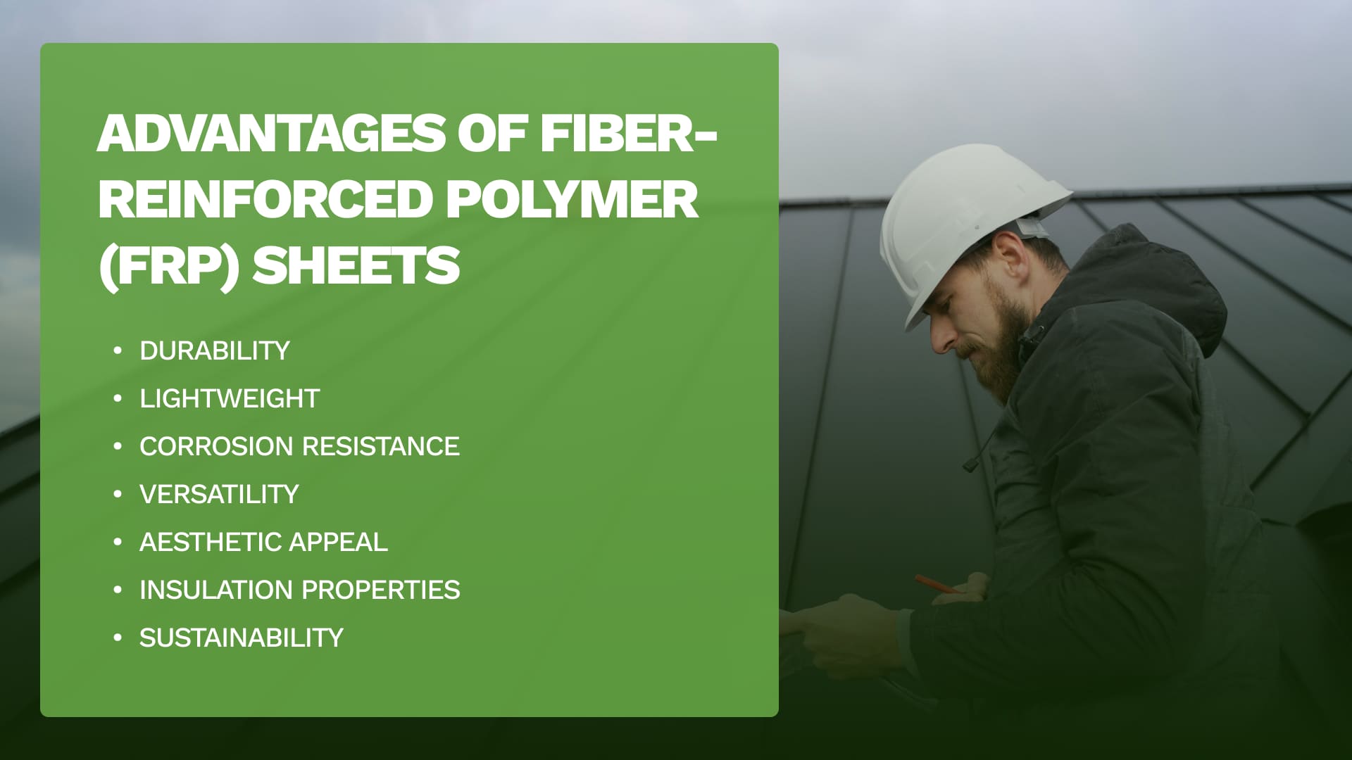 Advantages of Fiber-Reinforced Polymer (FRP) Sheets