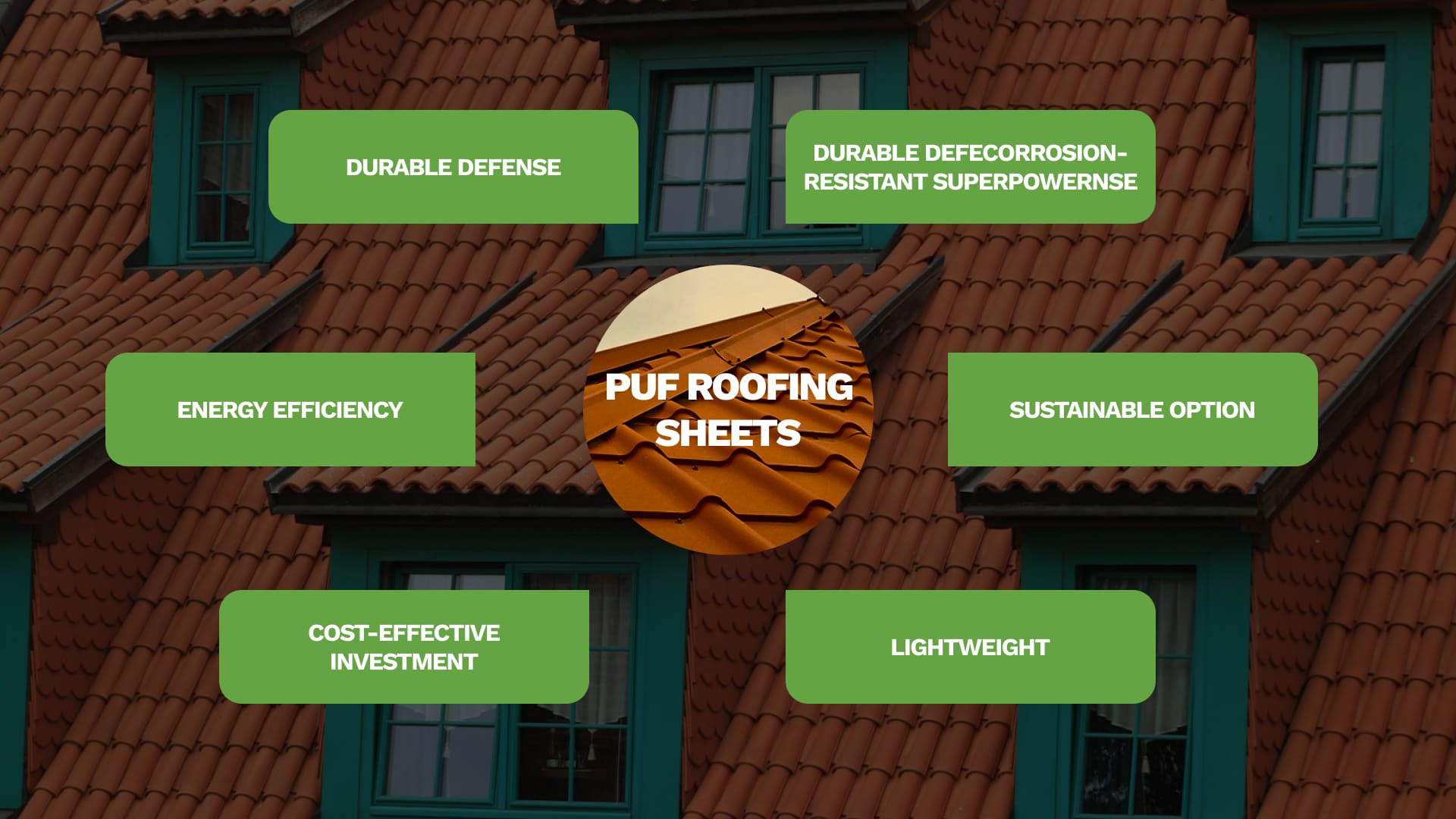 Roof Master - PUF Insulated Roofing Sheets