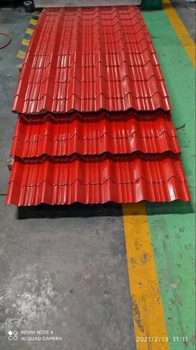 JSW Colouron Tile Profile Sheet roofing product reference