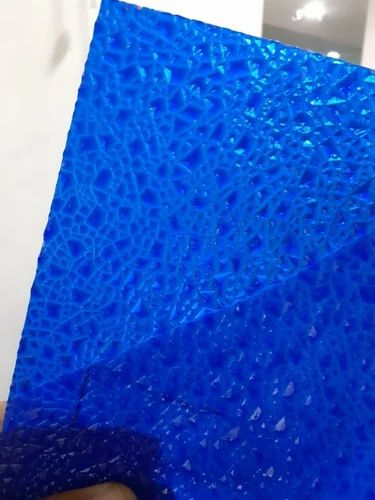 Blue Embossed Polycarbonate Sheet roofing product reference