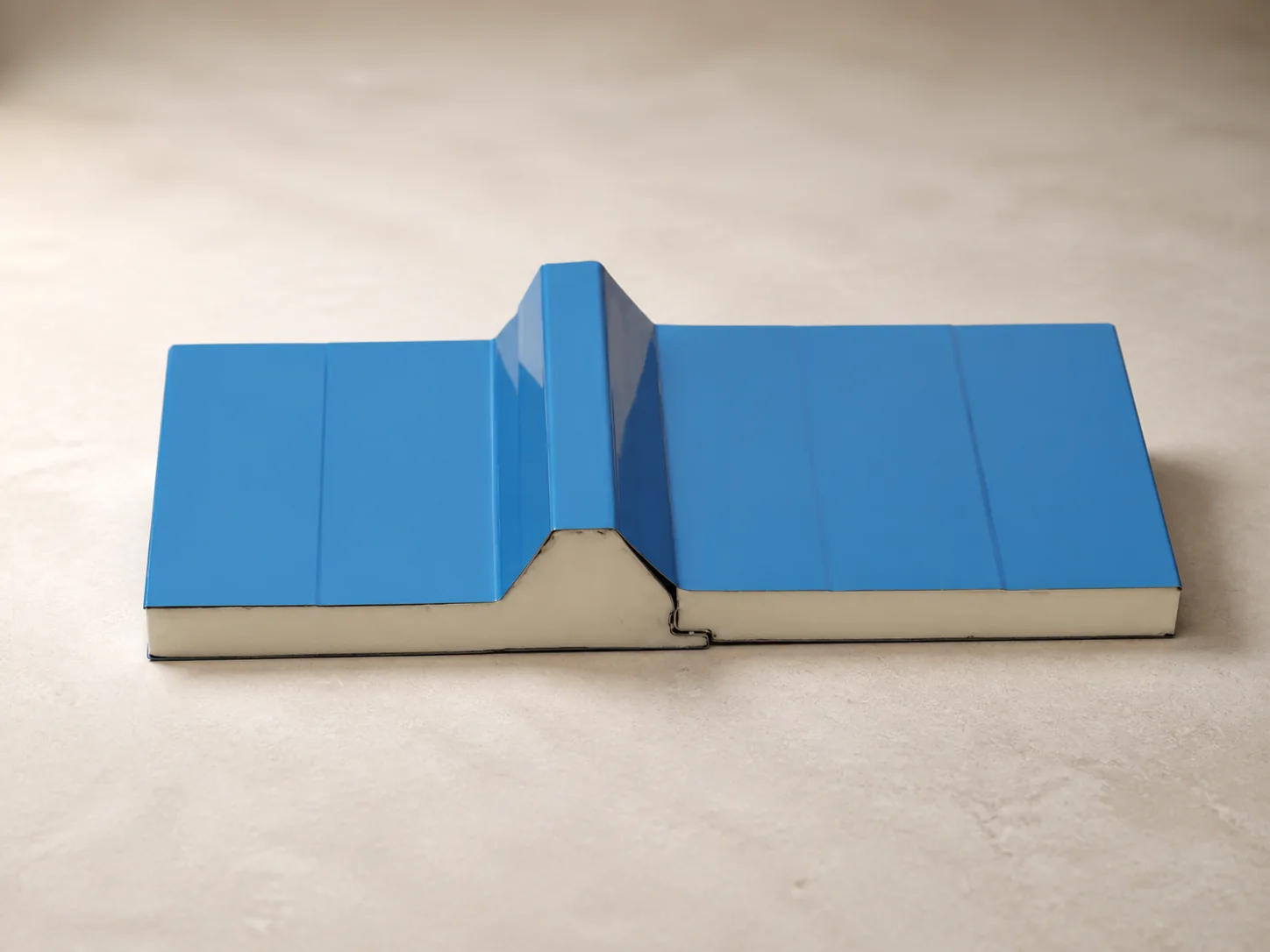 Premium insulated roofing panel prepared for specification