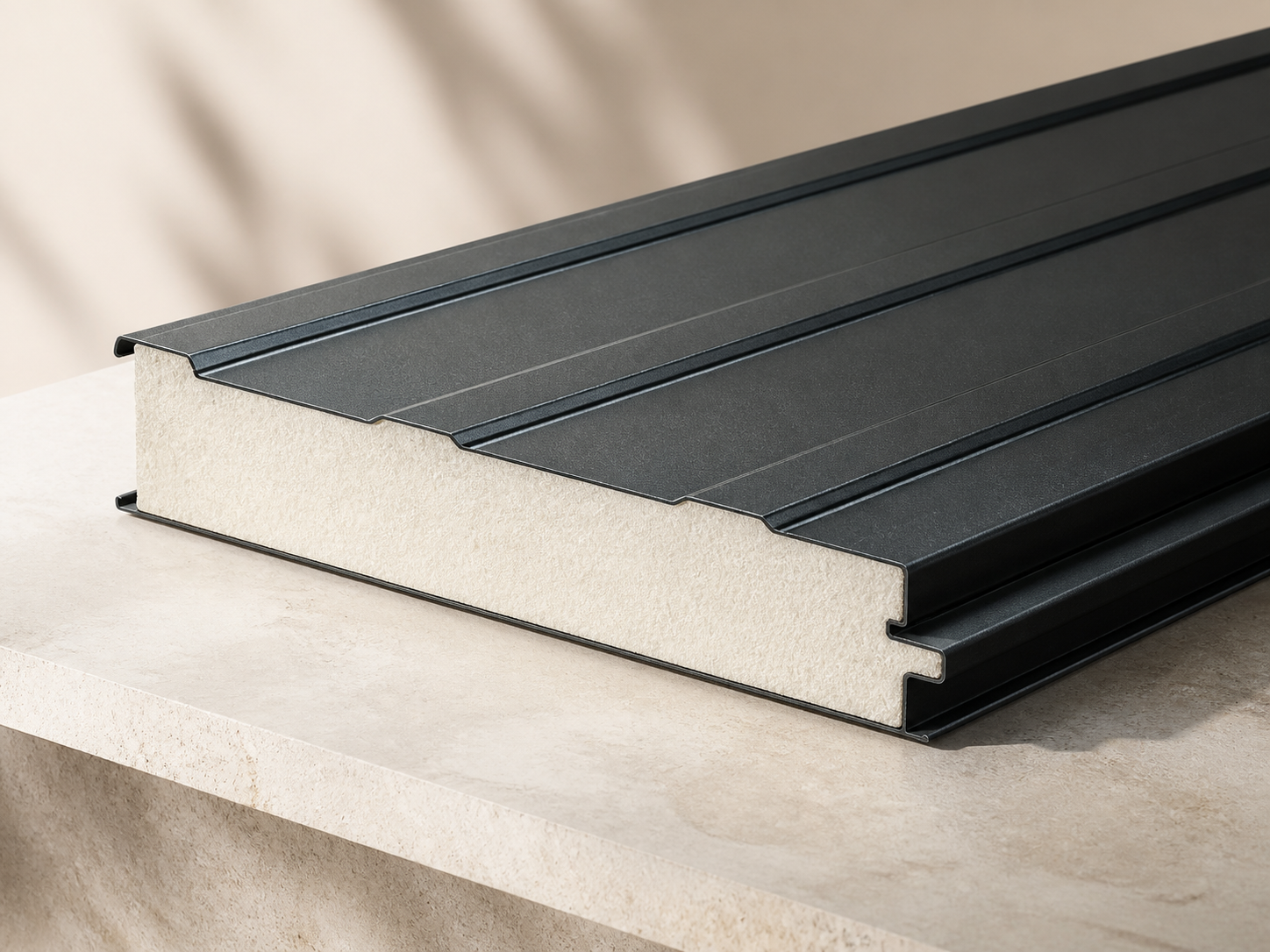 Premium colour-coated roofing profile and product literature