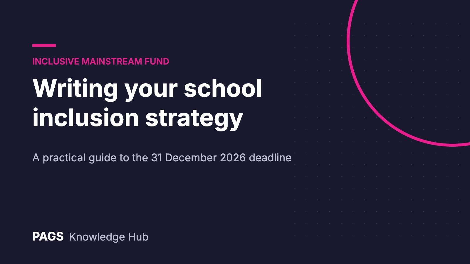 How to Write Your School Inclusion Strategy: A Guide to the 31 December 2026 Deadline