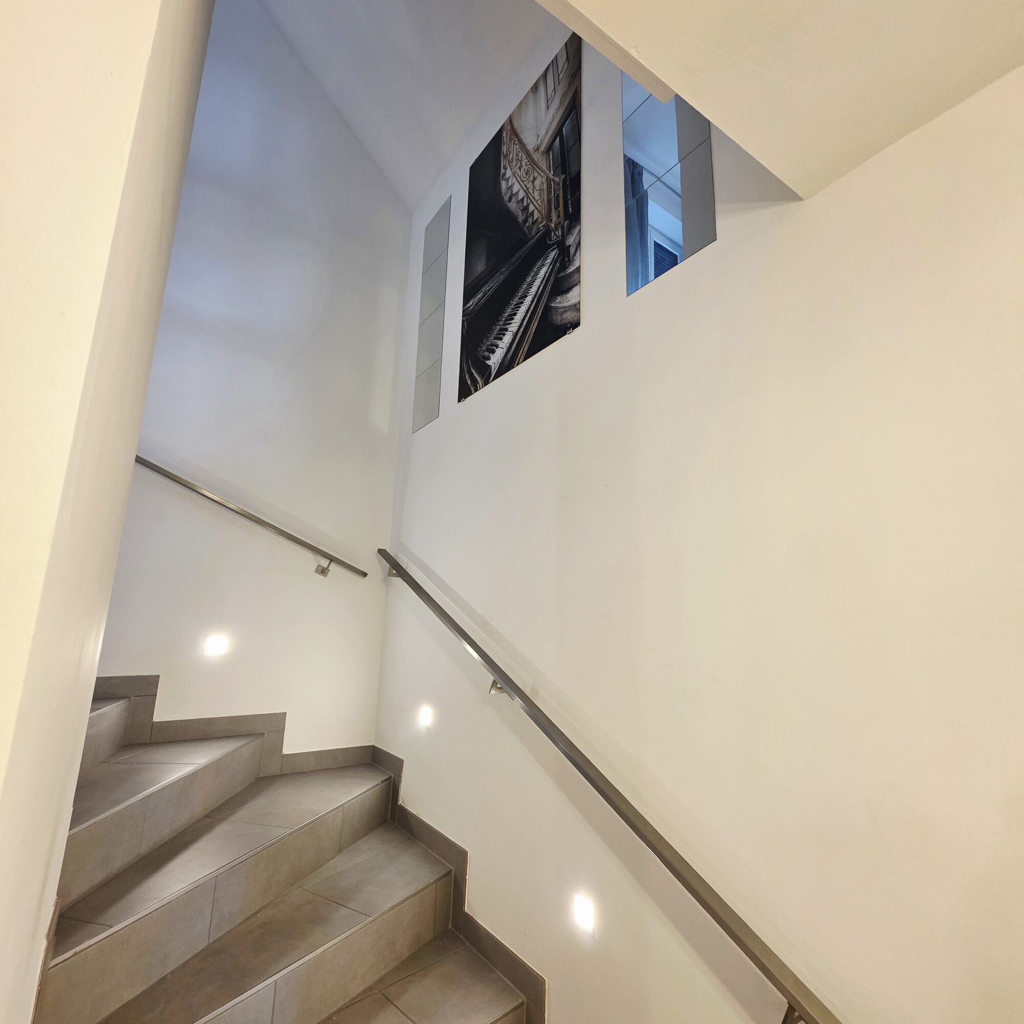 Treppenaufgang ins Dachgeschoss