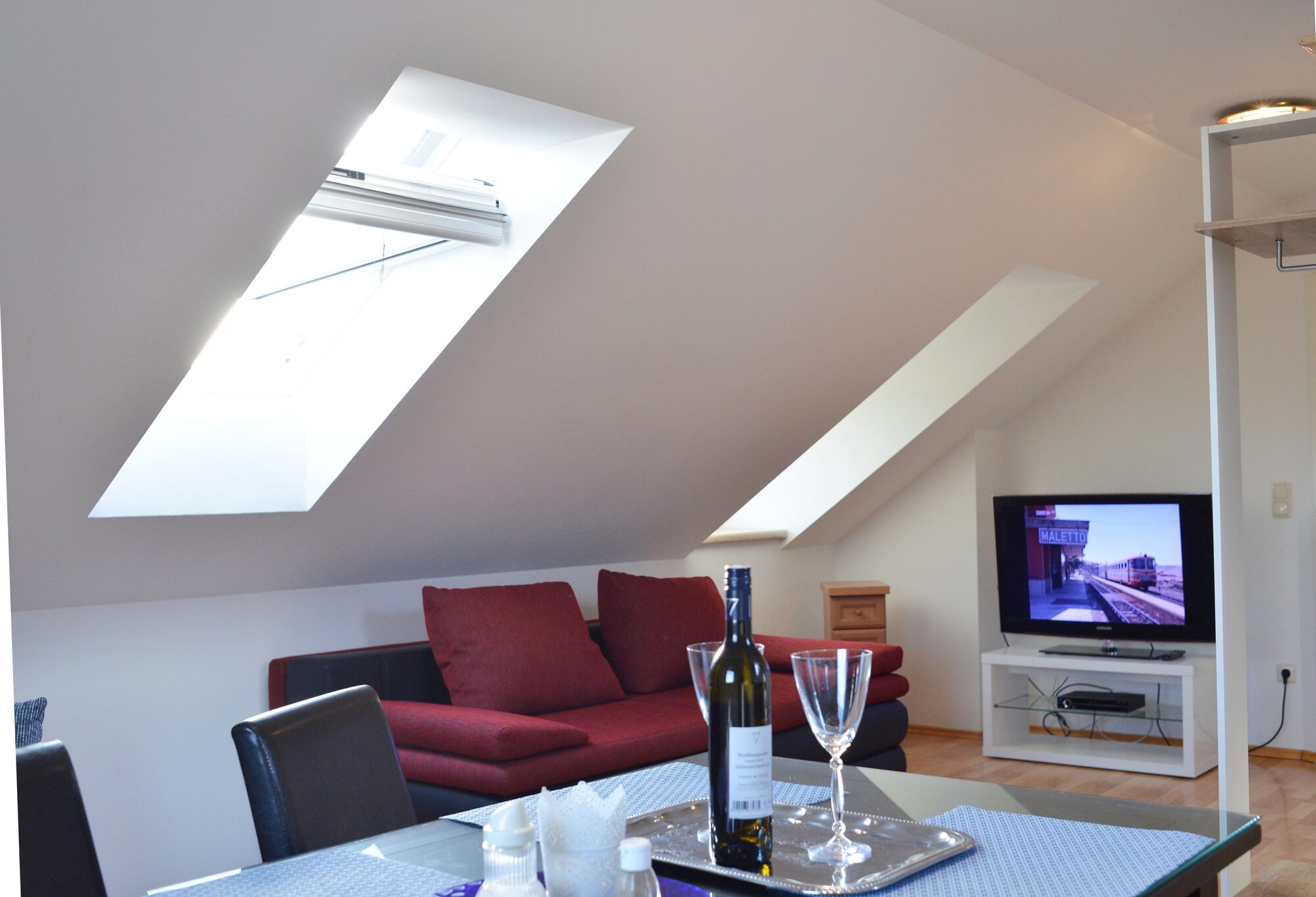 Dachgeschosswohnung – Wohnbereich