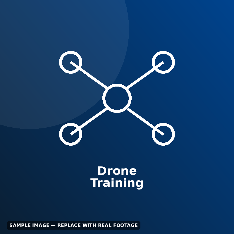 Icon representing drone pilot training and FAA Part 107 certification prep services