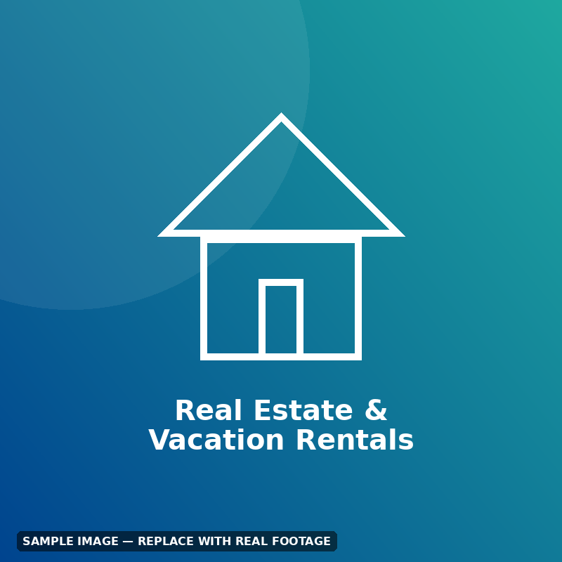 Icon representing aerial real estate and vacation rental photography services
