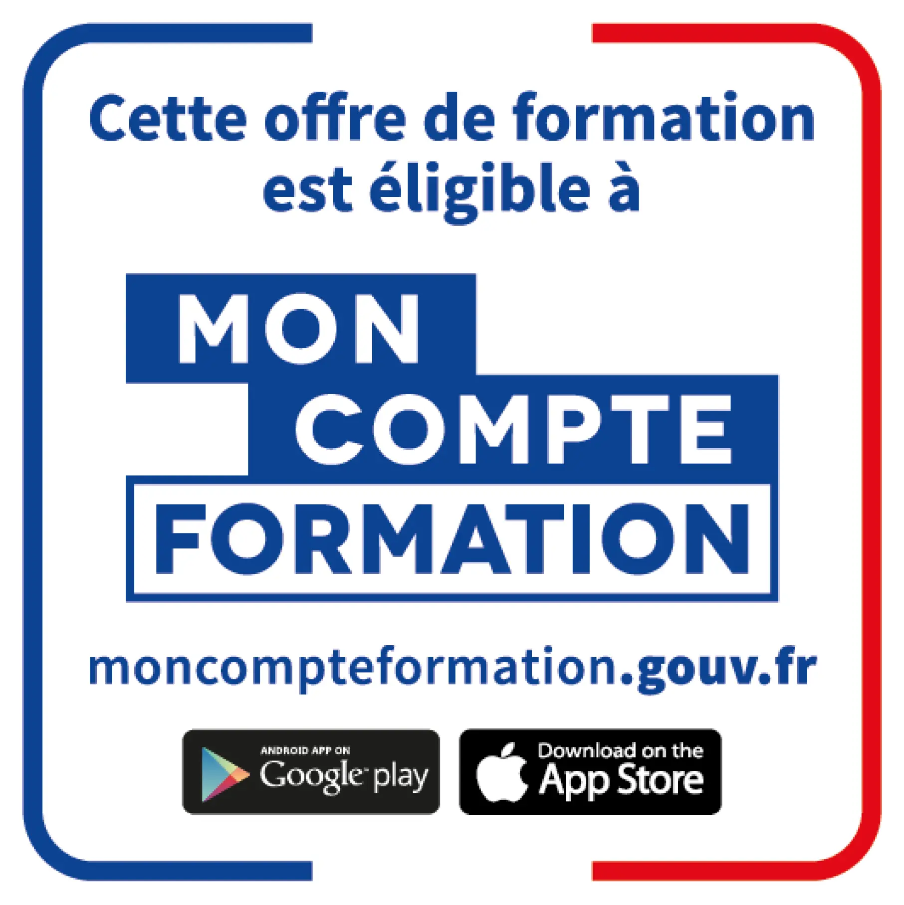 Cette offre est éligible à Mon Compte Formation (moncompteformation.gouv.fr)