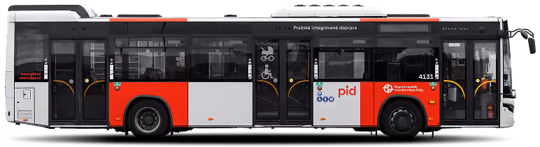 Autobus PID čelně