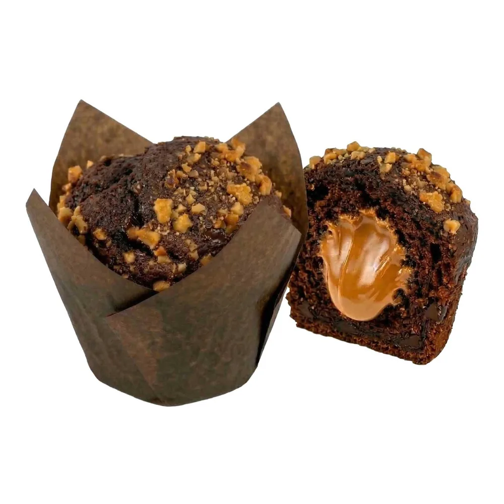 Muffin Classic Relleno caramelo con toques de sal