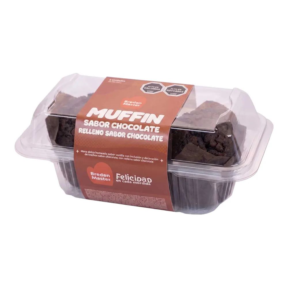 Muffin Tres chocolates